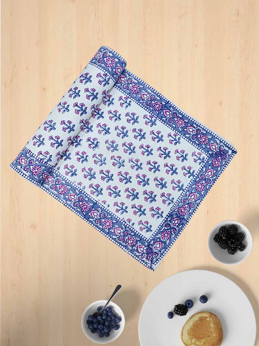 Multicolor Handblock Print Cotton Table Runners