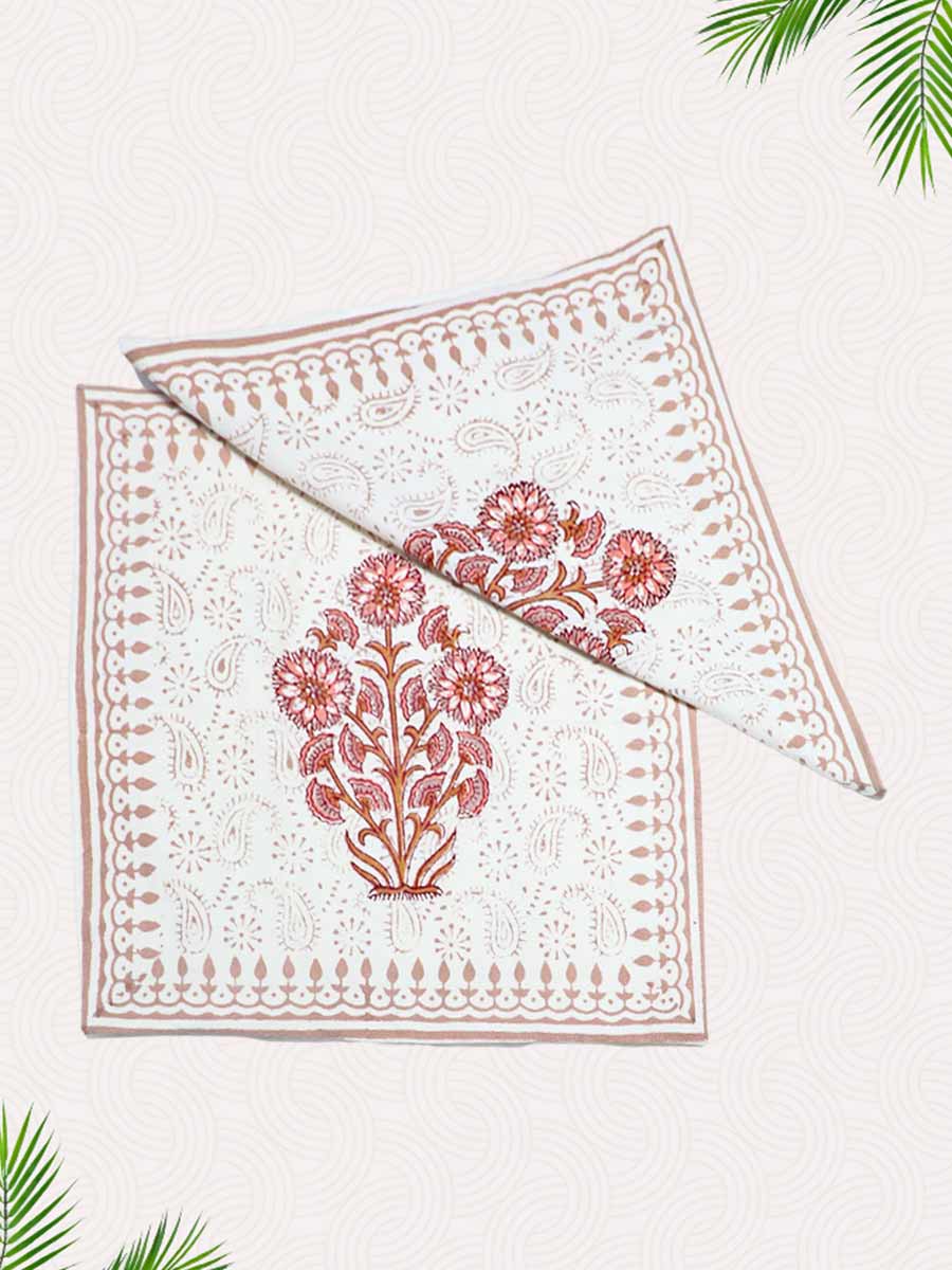 Multicolor Handblock Printed Cushion Covers