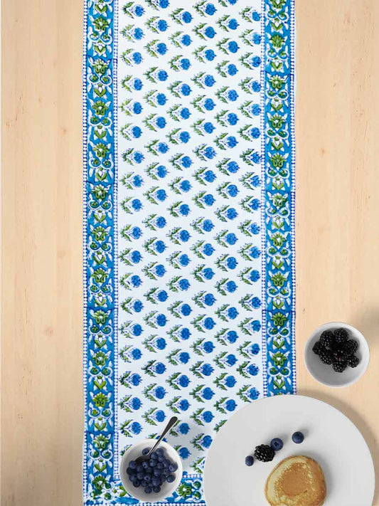 Multicolor Handblock Print Cotton Table Runners