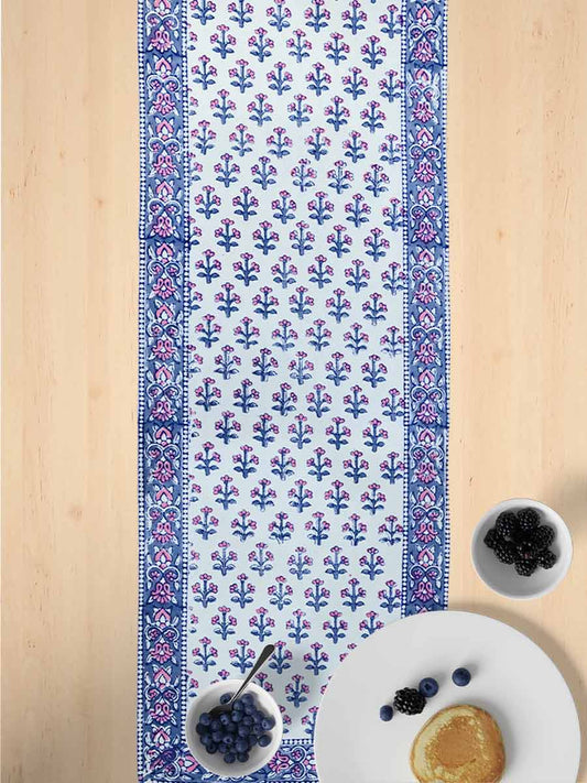 Multicolor Handblock Print Cotton Table Runners