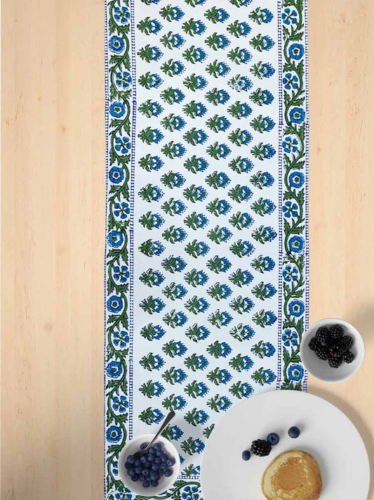 Multicolor Handblock Print Cotton Table Runners