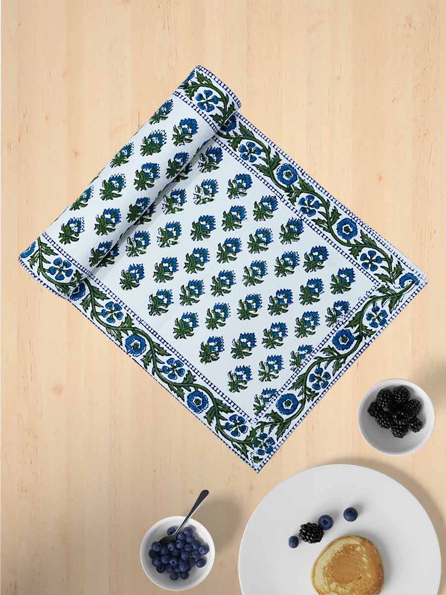 Multicolor Handblock Print Cotton Table Runners