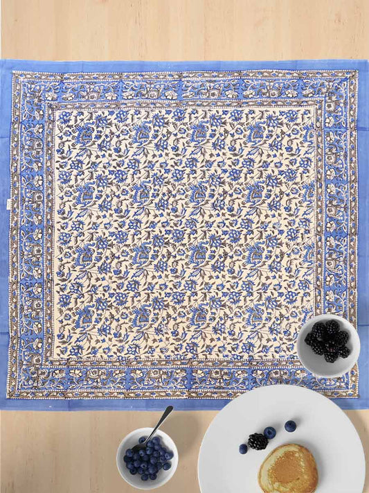 Blue Handblock Print Table Covers