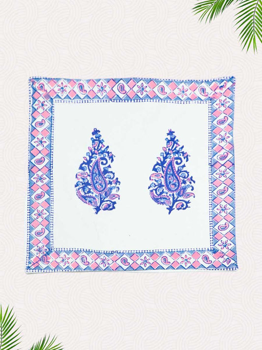 Blue Handblock Printed Cushion Covers