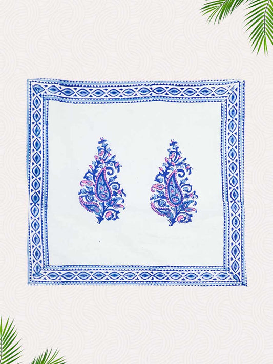 Blue Handblock Printed Cushion Covers