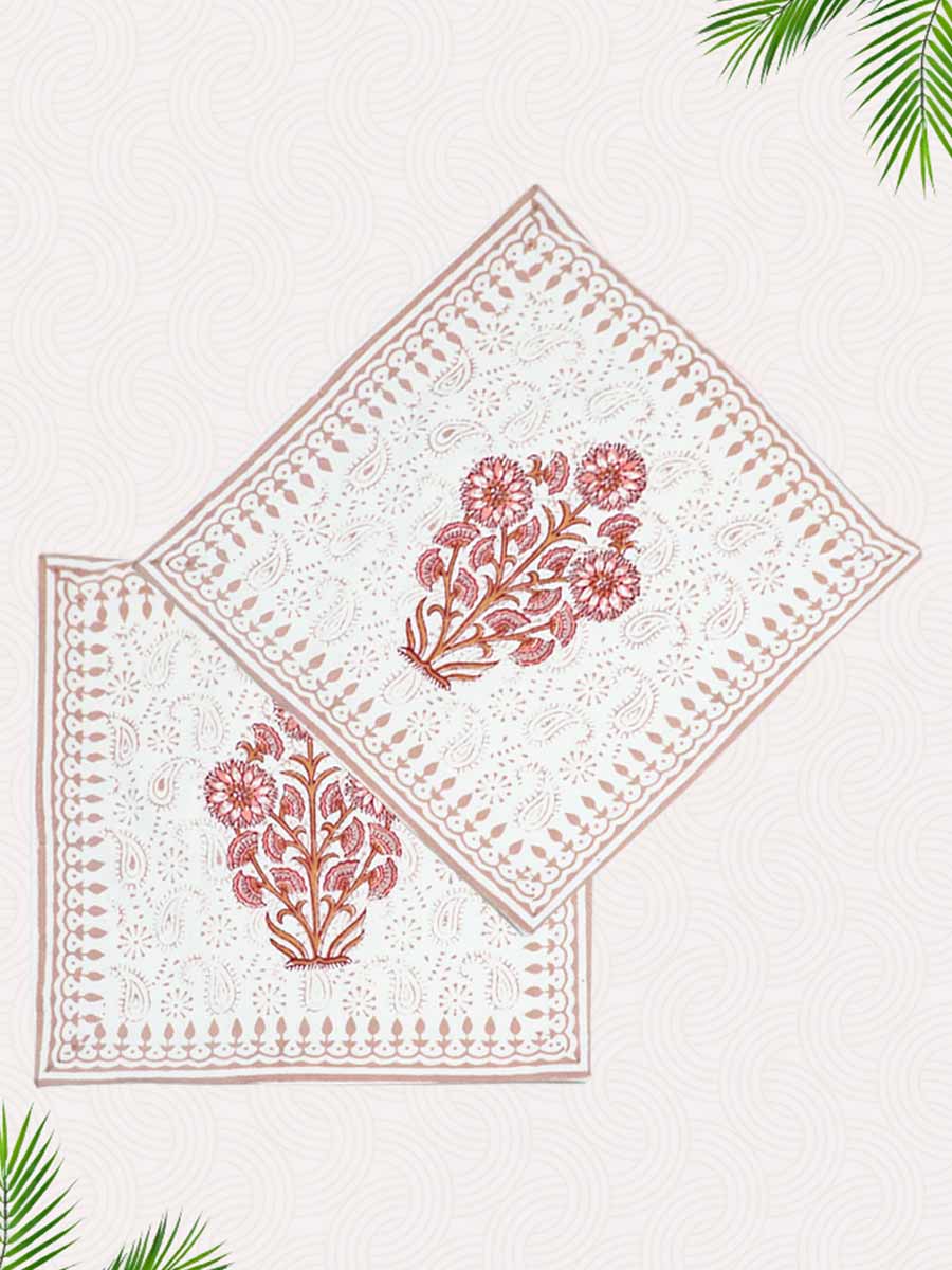 Multicolor Handblock Printed Cushion Covers