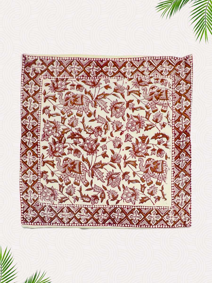 Multicolor Handblock Printed Cushion Covers