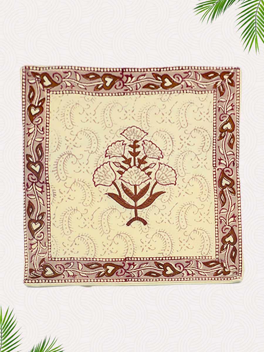 Multicolor Handblock Printed Cushion Covers