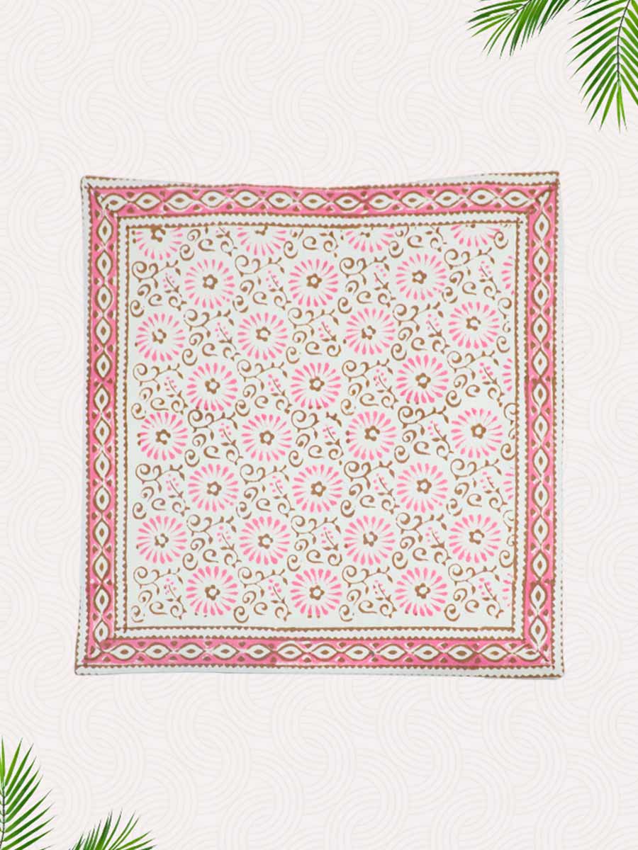 Multicolor Handblock Printed Cushion Covers