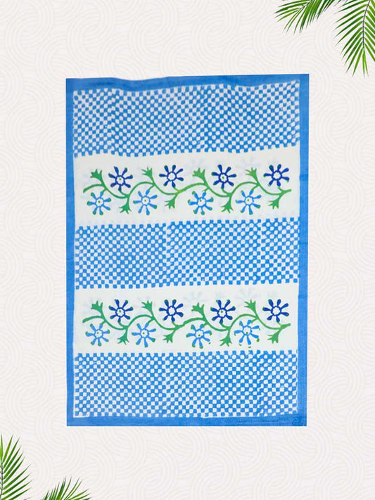 Blue Handblock Printed Pillow Covers