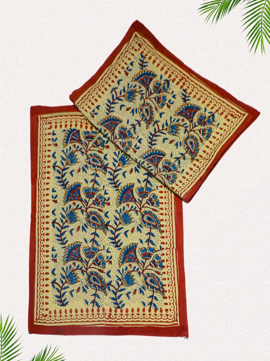 Multicolor Handblock Printed Pillow Covers