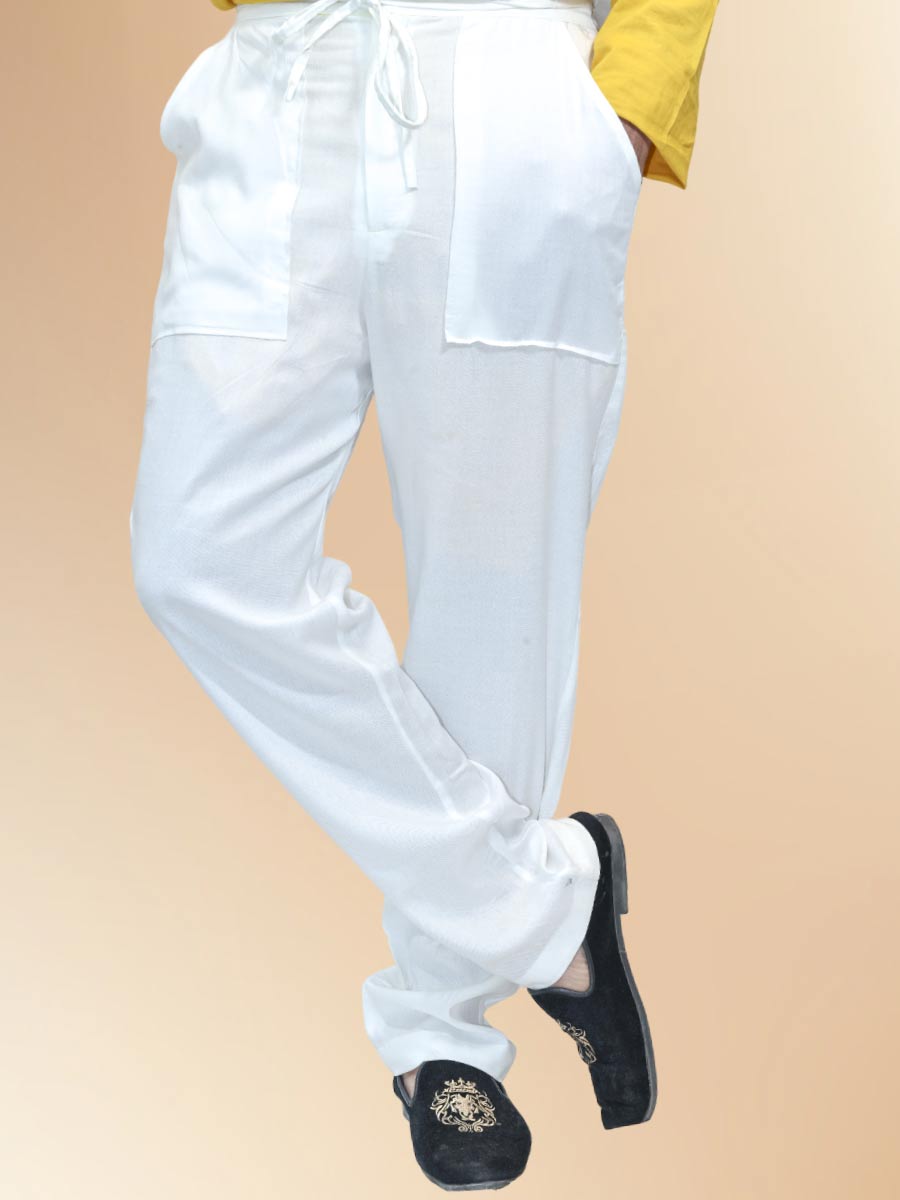 Yellow Cotton Plain Kurta Set