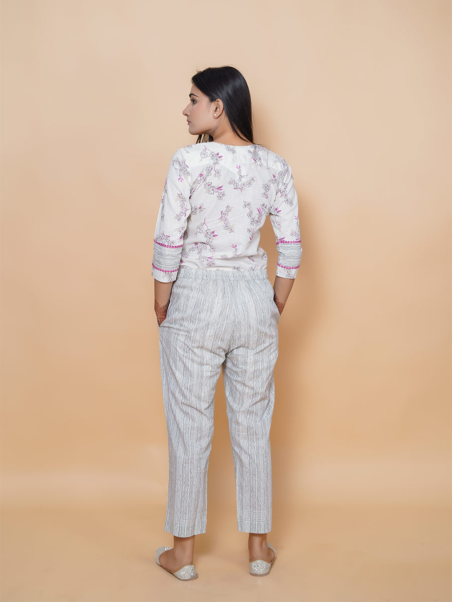 Multicolor Cotton Dabu Print Suit Set